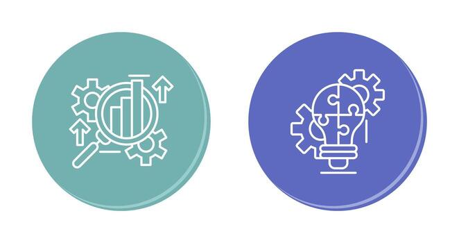 Analysis and Problem  Icon vector