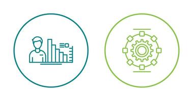 Consulting and Automated  Icon vector