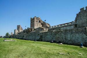 Theodosian Land walls of the Byzantine Empire photo