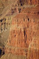 Textures of steep sandstone cliffs photo