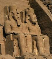 Rameses II colossus, seated figure photo