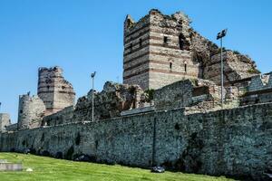 Theodosian Land walls of the Byzantine Empire photo