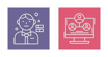 Skills and Hierarchy Structure Icon vector