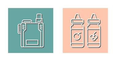 Vape and Vape Liquid Icon vector