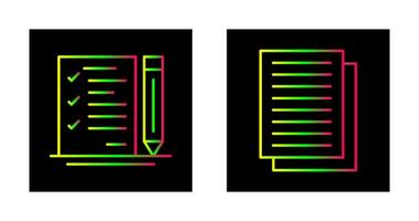 acuerdo y documento icono vector