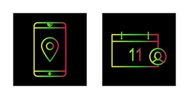 GPS Servicio y evento administración icono vector