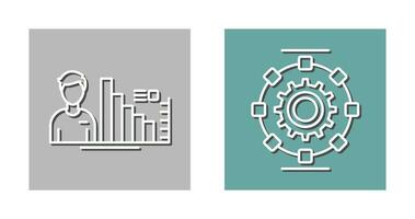 Consulting and Automated  Icon vector