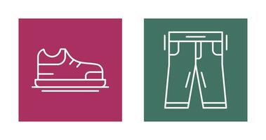 Shoes and Pants Icon vector