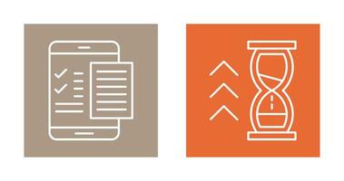 Check List and Quick Response Icon vector