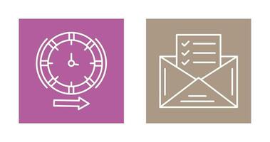 Direction and Check List Icon vector
