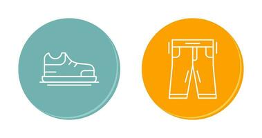 Shoes and Pants Icon vector