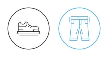 Shoes and Pants Icon vector