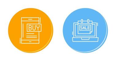 Buy Now and Best Sale Icon vector