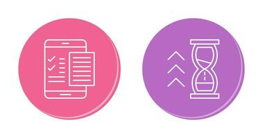 Check List and Quick Response Icon vector