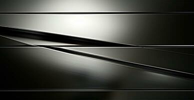 Panoramic metal texture, steel silver background - AI generated image photo