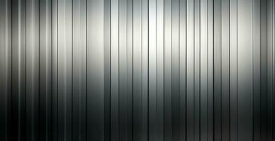 Panoramic metal texture, steel silver background - AI generated image photo