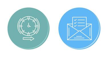 Direction and Check List Icon vector