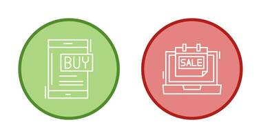 Buy Now and Best Sale Icon vector