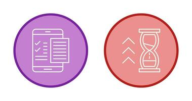 Check List and Quick Response Icon vector