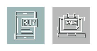 Buy Now and Best Sale Icon vector