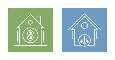 dólar firmar y circulación icono vector