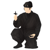 Ninja with weapon png