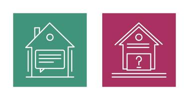 Message and Unknown Icon vector