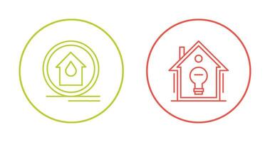 Fire Alarm and Home Automation Icon vector