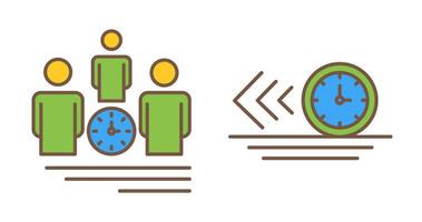 Time Management and Time Management Icon vector