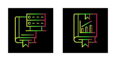 Server and Statistics Icon vector