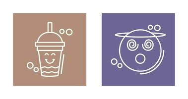 Drink and Dizzy Icon vector