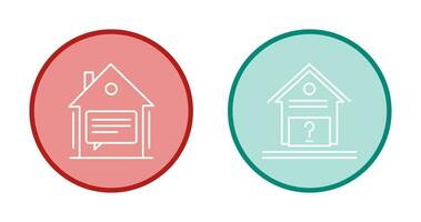Message and Unknown Icon vector