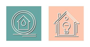 Fire Alarm and Home Automation Icon vector