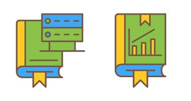 Server and Statistics Icon vector