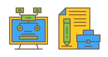 Methodology and Portfolio Icon vector