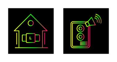 Smartwatch and Speaker Icon vector