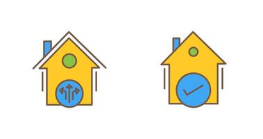 Vent and Houses Icon vector