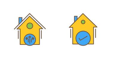 Vent and Houses Icon vector