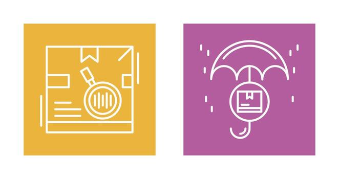 tracking code and protection Icon vector