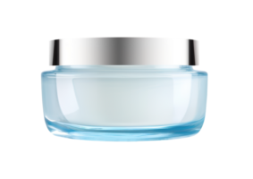 blanco, sin marca cosmético crema tarro en transparente antecedentes. piel cuidado producto, cortar fuera elemento. vaso envase Bosquejo. protección de la piel, belleza. frente vista, Listo para tu etiqueta diseño. generativo ai. png