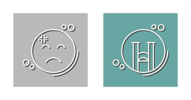 Dissapointment and Crying Icon vector