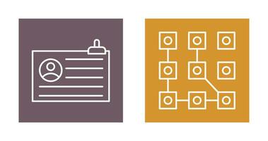 Account and Pattern Icon vector