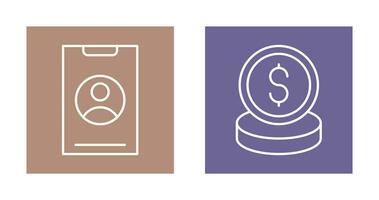 Smart Phone and Money Icon vector