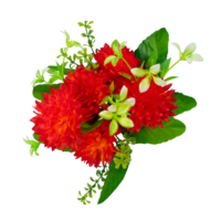 bouquet of red flowers isolated png