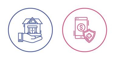 House and Smartphone Icon vector