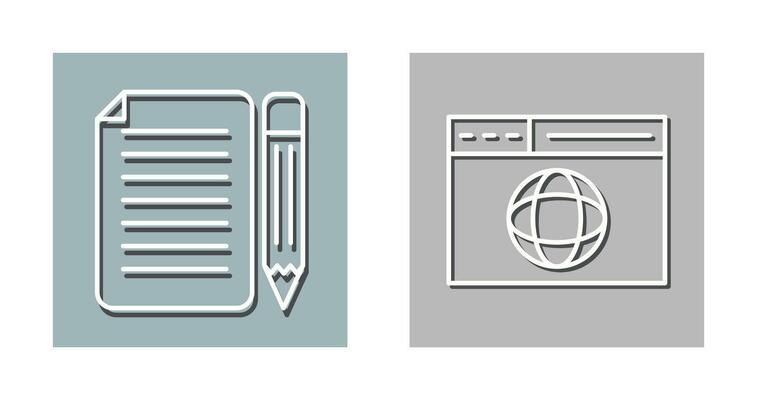 page and web page Icon