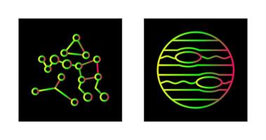 ursa major and neptune Icon vector