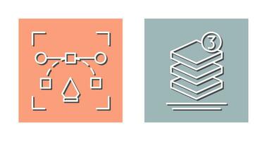 vector and layer Icon