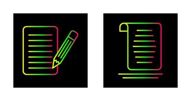 checklist and document  Icon vector