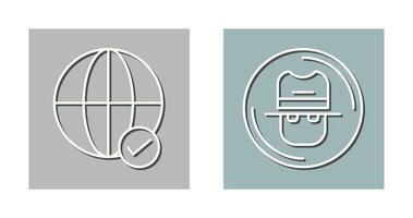 Internet and Spy Icon vector